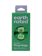 Load image into Gallery viewer, 120 Poop Bags, 8 Refill Rolls | Unscented & Lavender Scented