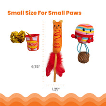 Load image into Gallery viewer, Catnip Pawrty Cat Toy 3 Pack