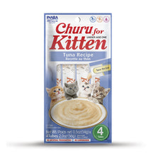 Load image into Gallery viewer, Churu Purees Kitten Treats (Tuna) 4 pack