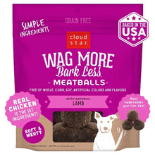 Load image into Gallery viewer, Grain Free Meatballs Lamb Recipe Dog Treat 14oz