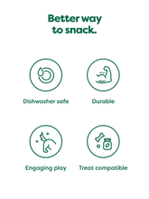 Load image into Gallery viewer, Treat Toy Green Rubber