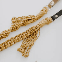 Load image into Gallery viewer, Macrame Dog Leash | Mustard - WAGSUP
