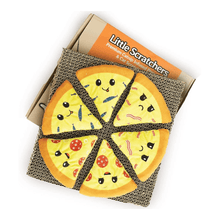Load image into Gallery viewer, 6 Pizza Catnip Toys & Cat Scratcher Box