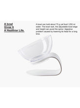 Load image into Gallery viewer, Adjustable Tilted Pet Bowl with Elevated Stand - WAGSUP