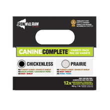 Load image into Gallery viewer, Canine Complete Chickenless Variety Pack 12lb