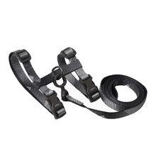 Load image into Gallery viewer, Cat Harness and Leash Set (Black and White Stripes)