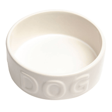 Load image into Gallery viewer, Classic Dog White Bowl