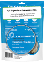 Load image into Gallery viewer, Dehydrated Cod Skins Treat