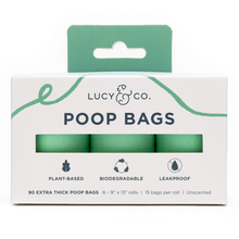 Load image into Gallery viewer, Compostable Poop Bag (6 rolls)