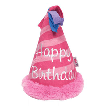 Load image into Gallery viewer, Crinkle Birthday Hat Plush
