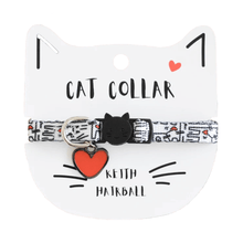 Load image into Gallery viewer, Keith Hairball Artist Cat Collar