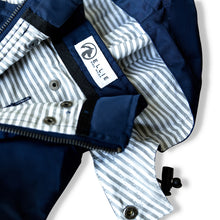 Load image into Gallery viewer, Navy Raincoat