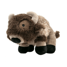 Load image into Gallery viewer, Plush Buffalo Squeaker Toy 9"