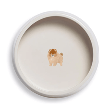 Load image into Gallery viewer, Pomeranian Ceramic Dog Bowl