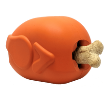 Load image into Gallery viewer, Roasted Turkey Durable Rubber Chew Toy & Treat Dispenser