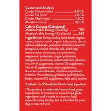 Load image into Gallery viewer, Stella's Stews Cage-Free Turkey Recipe Wet Dog Food 11oz