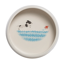 Load image into Gallery viewer, Water Ceramic Dog Bowl