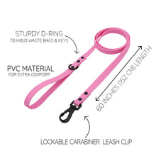 Load image into Gallery viewer, Waterproof Dog Leash Pink