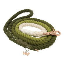 Load image into Gallery viewer, Rope Leash (Ombre Olive)