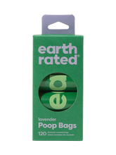 Load image into Gallery viewer, 120 Poop Bags, 8 Refill Rolls | Unscented &amp; Lavender Scented
