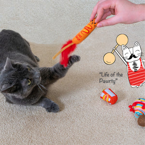 Catnip Pawrty Cat Toy 3 Pack