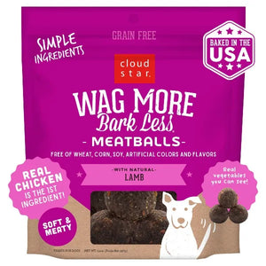 Grain Free Meatballs Lamb Recipe Dog Treat 14oz