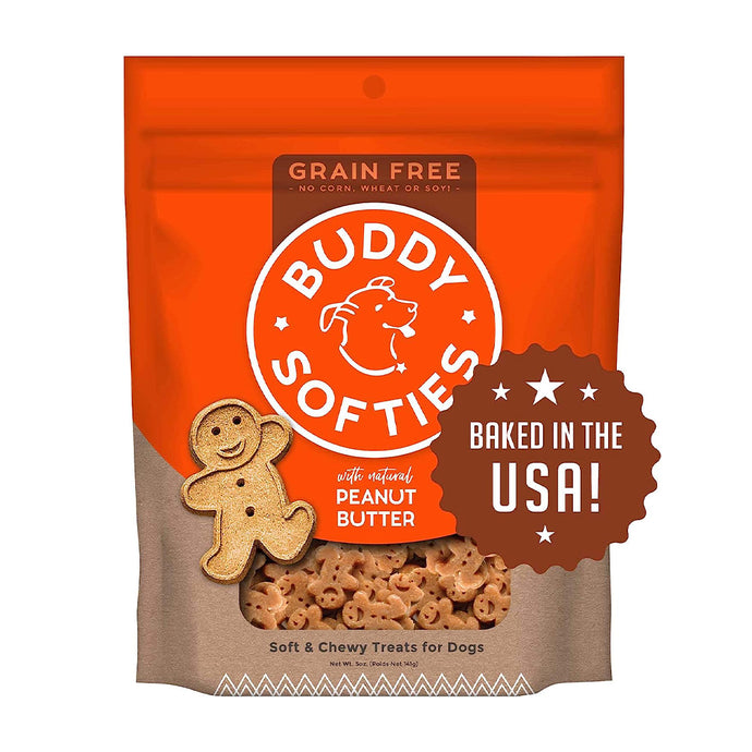 Grain Free Soft & Chewy Peanut Butter Dog Treat 5oz