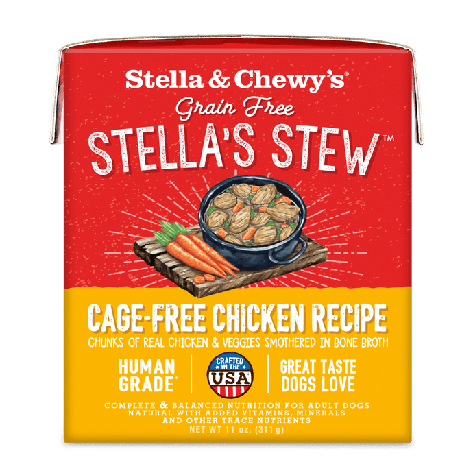 Stella's Stews Cage-Free Chicken Wet Dog Food 11oz