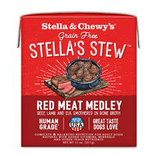 Load image into Gallery viewer, Stella&#39;s Stews Cage-Free Red Meat Medley Wet Dog Food 11oz
