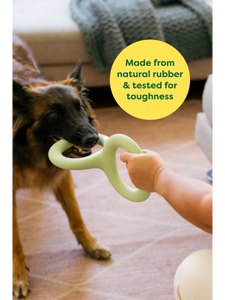 Tug Toy Green Rubber
