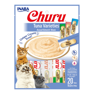Churu Purees Cat Treats Variety Pack (Tuna) 20 pack