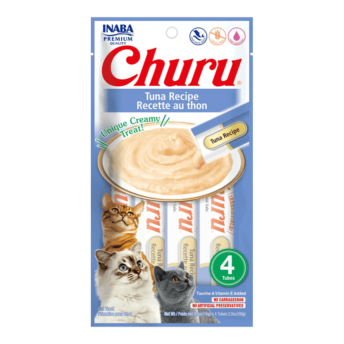 Churu Purees Cat Treats (Tuna) 4 pack