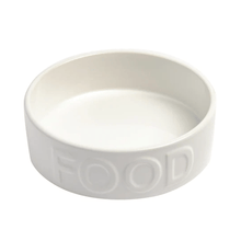 Load image into Gallery viewer, Classic Food White Bowl
