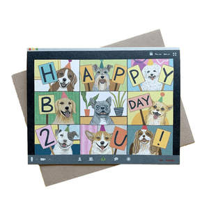 Dog Birthday Zoom Card
