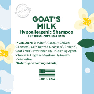 Essentials Goat's Milk & Vanilla Shampoo for Dog Puppy Cat 16oz