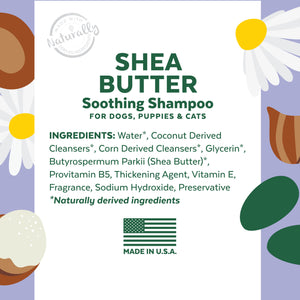 Essentials Shea Butter & Chamomile Shampoo for Dog Puppy Cat 16oz