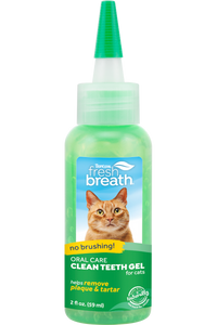 Fresh Breath Clean Teeth Oral Care Gel Cat 2oz