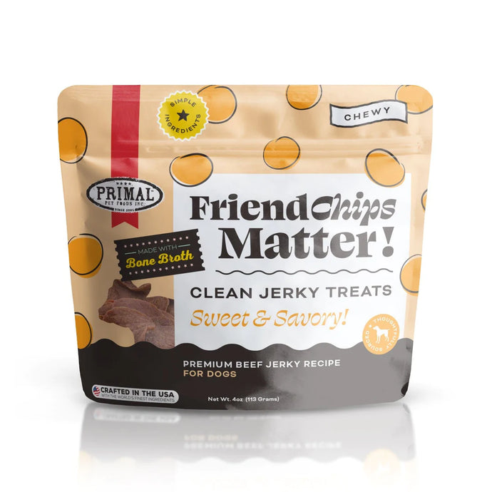 Friendchips Matter Beef with Broth Dog Treat 4oz
