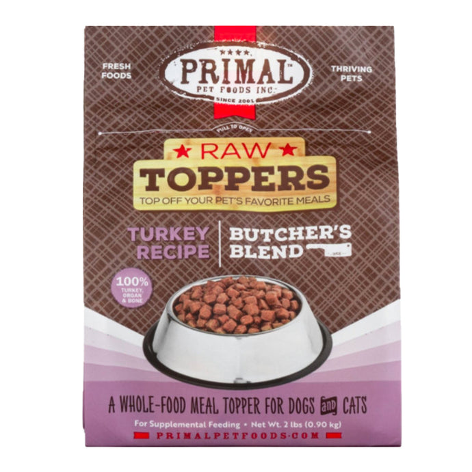 Frozen Turkey Butchers Blend Topper Dog & Cat 2lb