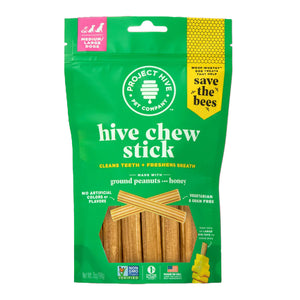 Hive Dog Chew Stick Ground Peanuts and Honey 7oz
