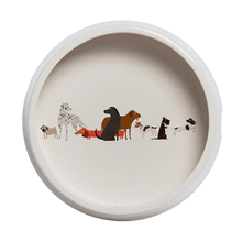Load image into Gallery viewer, Party Dog Tales Ceramic Dog Bowl
