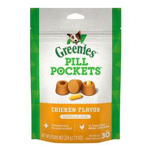 Pill Pockets Chicken Capsules