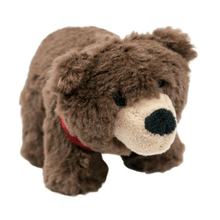 Load image into Gallery viewer, Plush Bandana Bear Squeaker Toy 5&quot;
