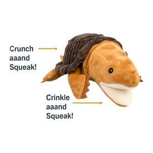 Plush Snapping Turtle Crunch Toy 15"