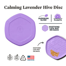 Load image into Gallery viewer, Scented Lavender Hive Disc Dog Toy
