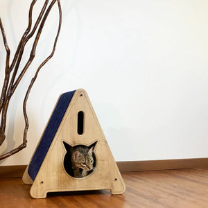 Stella Cat Teepee with Scratching Post