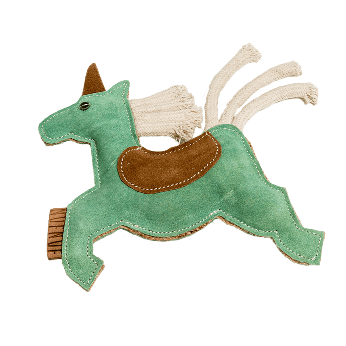 Suede Leather Toy Unicorn
