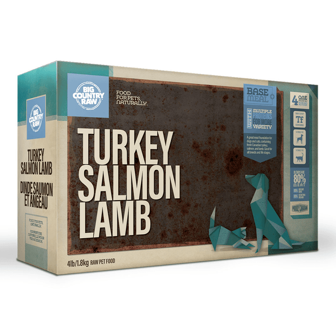 Turkey Salmon Lamb Carton 4lb