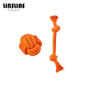 Vivid Color Rope Toy (Orange)