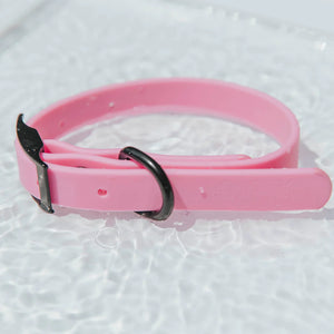 Waterproof Dog Collar Pink